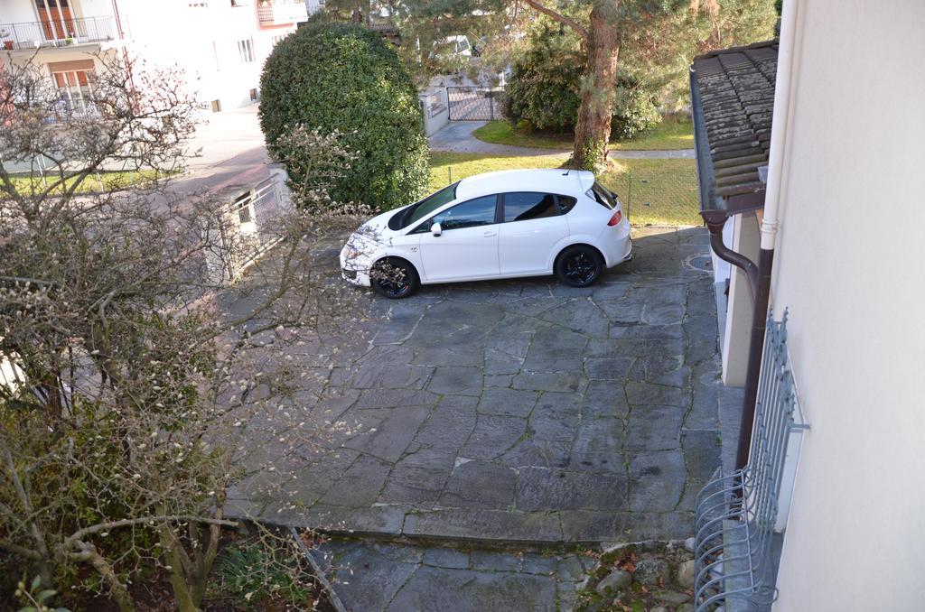 Locarno, Casa Pioda - Nahe Zentrum, Mit Balkon Und Parkplatz Exterior photo